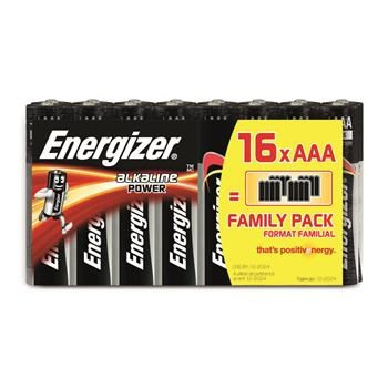 Energizer Alkaline Power AAA/E92 batteri 16-pack E300171700 098921 - 1