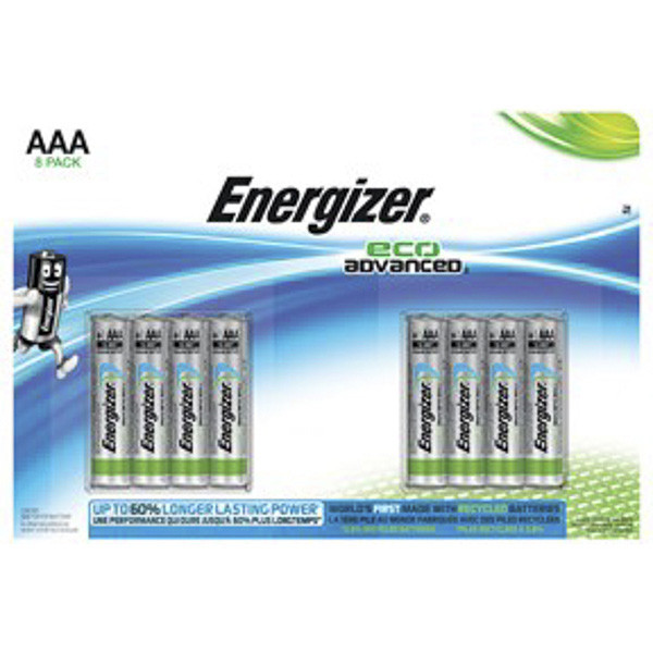 Energizer Eco Advanced AAA/LR3 batteri 8-pack E300116300 238727 - 1