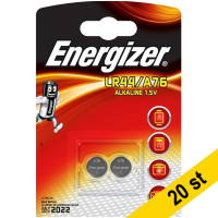Energizer LR44 Alkaline knappcellsbatteri 20st 360467 Energizer LR44 Alkaline knappcellsbatteri 20st 360467