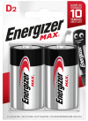 Energizer MAX D/E95 batterier 2-pack E301533400 098924