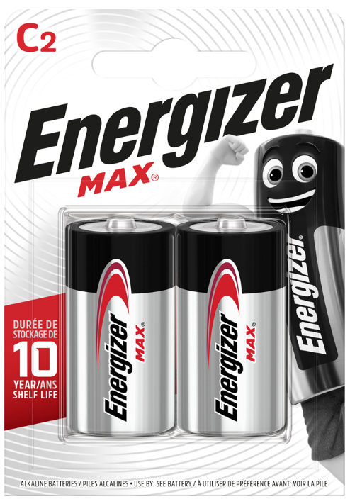 Energizer MAX LR14 MN1400 C batteri 2-pack E301533200 098923 - 1