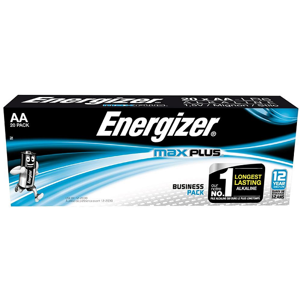 Energizer Max Plus MN1500 AA/LR6 batteri 20st 098914 - 1