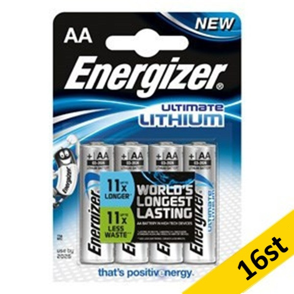 Energizer Ultimate Lithium AA batteri 16st 098929 - 1