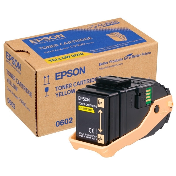 Epson 0602 (S050602) gul toner (original) C13S050602 028298 - 1