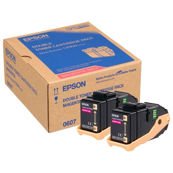 Epson 0607 (S050607) magenta toner 2-pack (original) C13S050607 028304 - 1