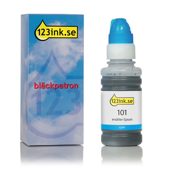 Epson 101 cyan bläckrefill (varumärket 123ink) C13T03V24AC 020135 - 1