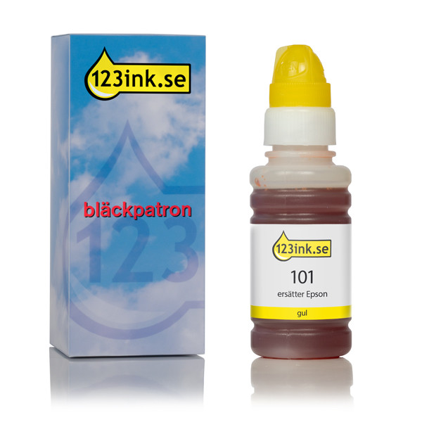 Epson 101 gul bläckrefill (varumärket 123ink) C13T03V44AC 020139 - 1