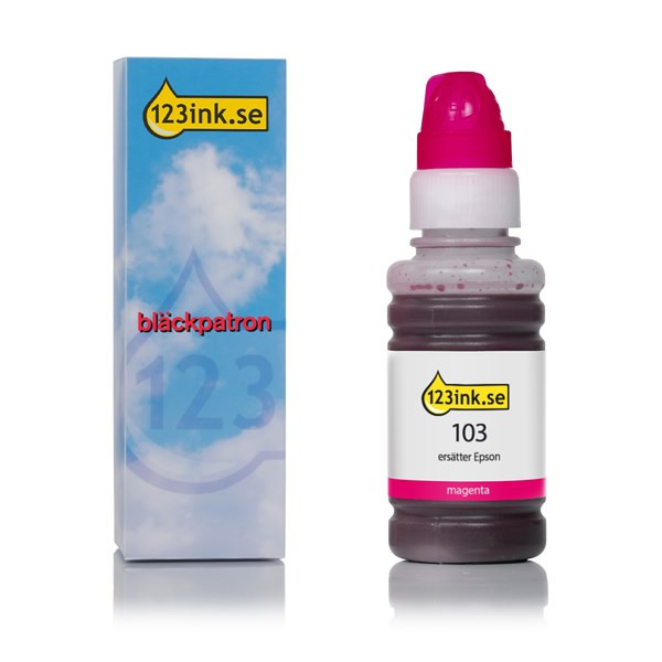 Epson 103 magenta bläckrefill (varumärket 123ink) C13T00S34AC 052103 - 1