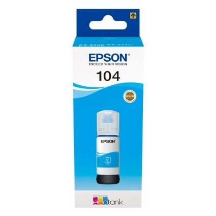 Epson 104 cyan bläckrefill (original) C13T00P240 052084 - 1