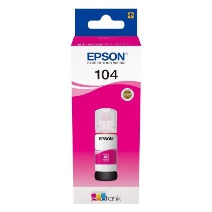 Epson 104 magenta bläckrefill (original) C13T00P340 052086 - 1