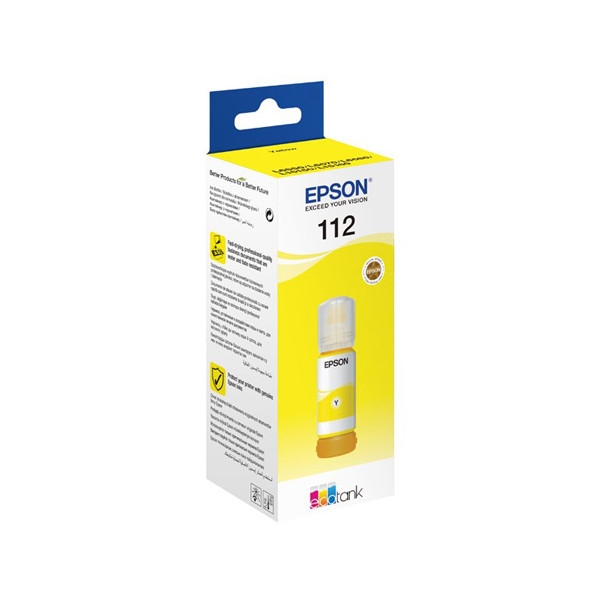 Epson 112 (T06C44A) gul bläckrefill (original) C13T06C44A 052202 - 1