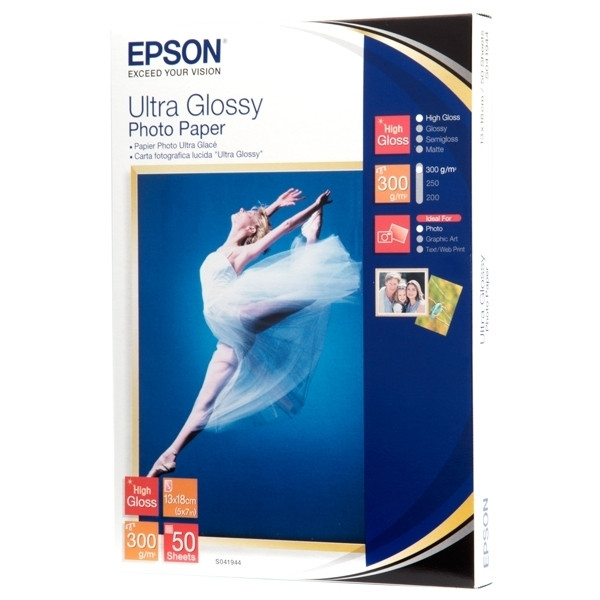 Epson 13x18cm 300g Epson S041944 fotopapper | Ultra Glossy | 50 ark C13S041944 153016 - 1