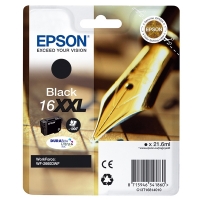 Epson 16XXL (T1681) svart bläckpatron extra hög kapacitet (original) C13T16814010 C13T16814012 026670