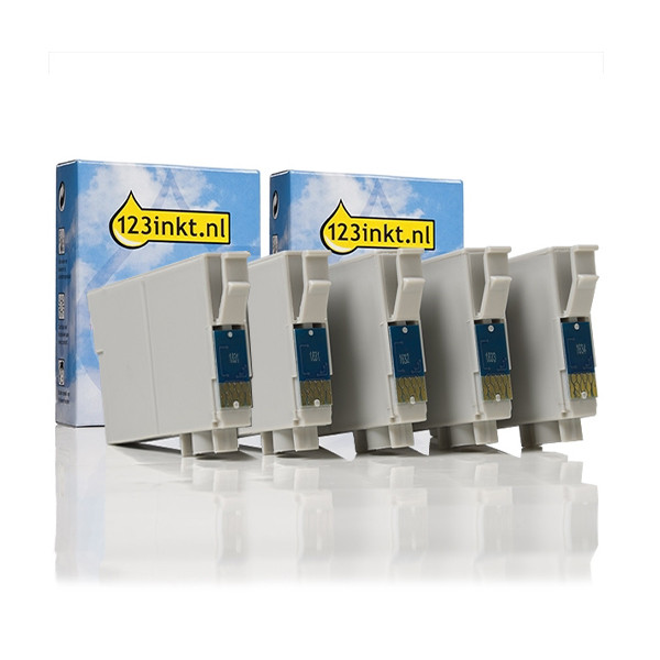 Epson 18XL (T1816) BK/C/M/Y bläckpatron 5-pack (varumärket 123ink) 160795 - 1