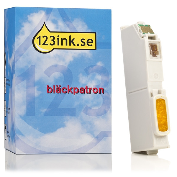 Epson 24XL (T2434) gul bläckpatron hög kapacitet (varumärket 123ink) C13T24344010C C13T24344012C 026597 - 1