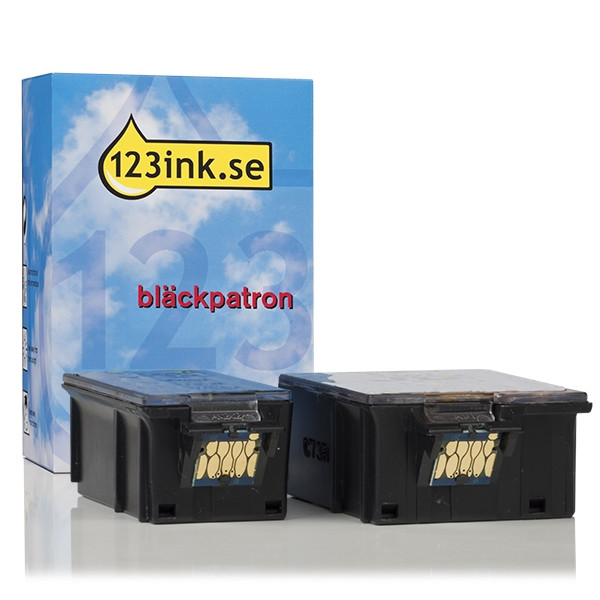 Epson 266 | 267 svart + färgbläckpatron 2-pack (varumärket 123ink)  127019 - 1