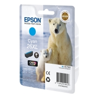 Epson 26XL (T2632) cyan bläckpatron hög kapacitet (original) C13T26324010 C13T26324012 026512