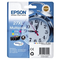 Epson 27XL (T2715) C/M/Y bläckpatron 3-pack (original) C13T27154010 C13T27154012 026624