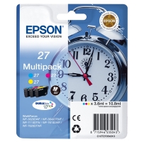 Epson 27 (T2705) C/M/Y bläckpatron 3-pack (original) C13T27054010 C13T27054012 026634