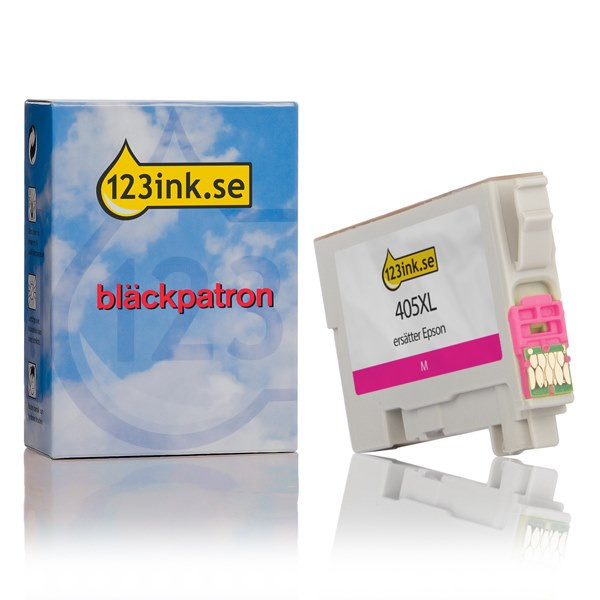 Epson 405XL (T05H3) magenta bläckpatron hög kapacitet (varumärket 123ink) C13T05H34010C C13T05H34020C 083551 - 1