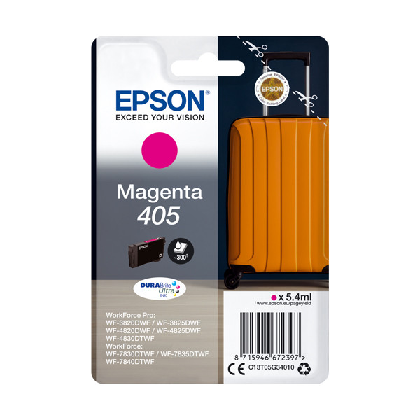 Epson 405 magenta bläckpatron (original) C13T05G34010 C13T05G34020 083542 - 1