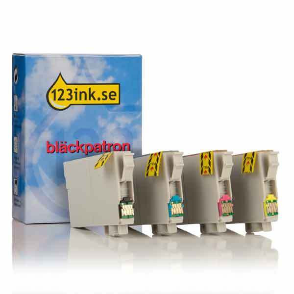 Epson 502XL BK + 502 C/M/Y bläckpatron 4-pack (varumärket 123ink) C13T02W94010C 132120 - 1