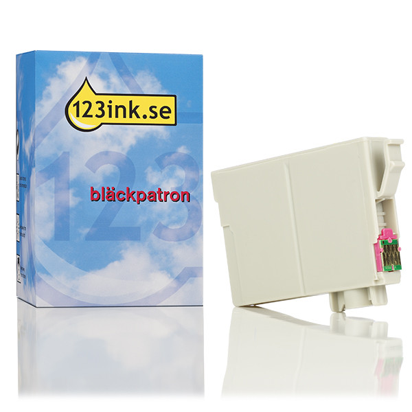 Epson 502XL (T02W3) magenta bläckpatron hög kapacitet (varumärket 123ink) C13T02W34010C C13T02W34020C 024113 - 1