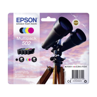 Epson 502 (T02V6) BK/C/M/Y bläckpatron 4-pack (original) C13T02V64010 C13T02V64020 C13T02V64510 652000