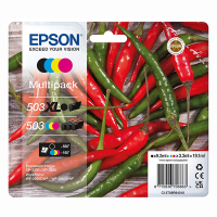 Epson 503XL (T09R9) BK + C/M/Y bläckpatron 4-pack (original) C13T09R94010 652082