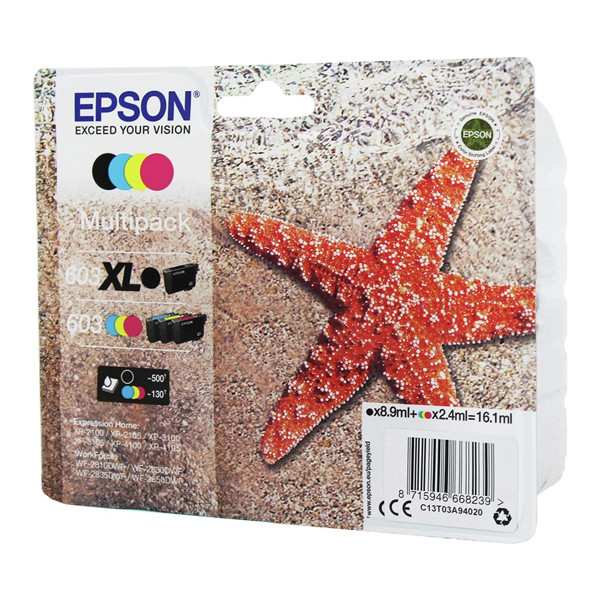 Tesco Epson 603 Multipack Ink 4 Pack - Tesco Groceries