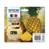 Epson 604XL (T10H9) BK + C/M/Y bläckpatron 4-pack (original) C13T10H94010 027207