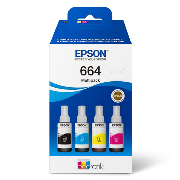 Epson 664 bläckrefill  multipack (original) C13T664640 652029 - 1