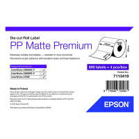Epson 7113419 PP | matt etikett | 102 x 152mm (original) 7113419 084482