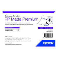 Epson 7113427 PP premium matt kontinuerlig etikettrulle 76mm x 29m (original) 7113427 083692