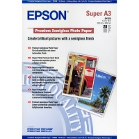 Epson A3+ 250g Epson S041328 fotopapper | Premium Semigloss | 20 ark C13S041328 064613