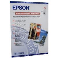 Epson A3 251g Epson S041334 fotopapper | Premium Semi-Gloss | 20 ark C13S041334 150380
