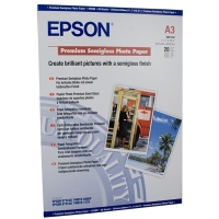 Epson A3 251g Epson S041334 fotopapper | Premium Semigloss | 20 ark C13S041334 150380