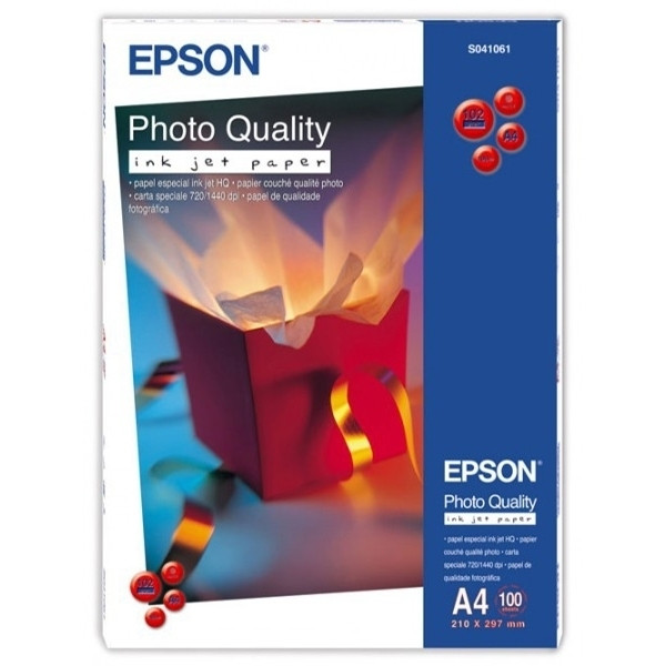 Epson A4 102g Epson S041061 fotopapper | Photo Quality | 100 ark C13S041061 064620 - 1