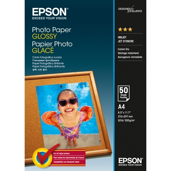 Epson A4 200g Epson S042539 fotopapper | Glossy | 50 ark C13S042539 153028 - 1