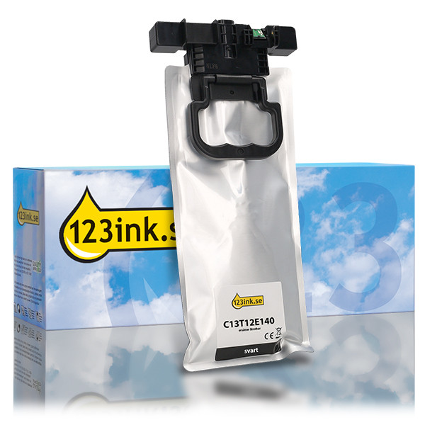 Epson C13T12E140 svart bläckpatron hög kapacitet (varumärket 123ink) 027445 - 1