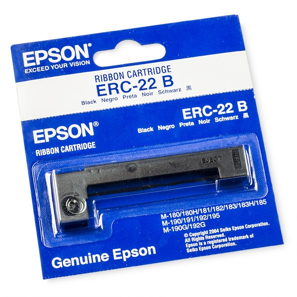 Epson ERC22B svart färgband hög kapacitet (original) C43S015358 080206 - 1