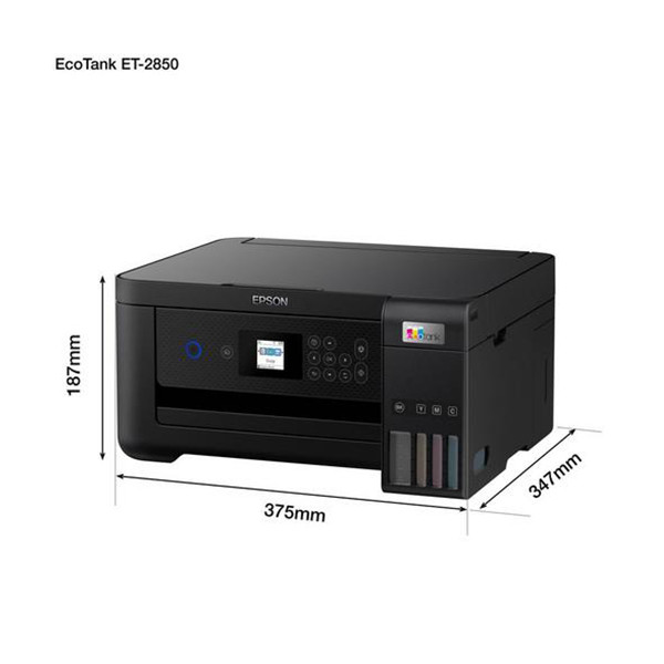 Epson EcoTank ET-2850 Allt-i-ett A4 bläckstråleskrivare med WiFi (3 i 1) [8,5kg✔️] C11CJ63405 831835 - 7