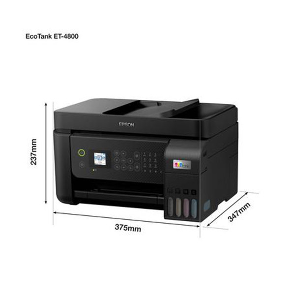 Epson EcoTank ET-4800 Allt-i-ett A4 bläckstråleskrivare med WiFi (4 i 1) [8kg] C11CJ65402 831839 - 9