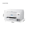 Epson EcoTank ET-4856 Allt-i-ett A4 bläckstråleskrivare med WiFi (4 i 1) [7kg] C11CJ60407 831841 - 9