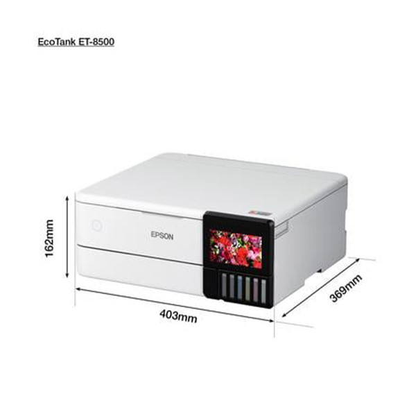 Epson EcoTank Photo ET-8500 Allt-i-ett A4 bläckstråleskrivare med WiFi (3 i 1) [11,5kg✔️] C11CJ20401 831808 - 9