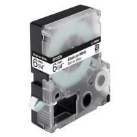 Epson LC2WBN9 | svart text - vit tejp | 6mm (original) C53S623402 083004