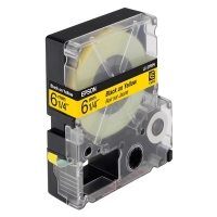 Epson LC2YBP9 | svart text - pastellgul tejp | 6mm (original) C53S623401 083002