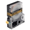 Epson LC4KBM9 | svart text - metallic guld tejp | 12mm (original) 083050 - 1