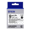 Epson LK-3TBN | svart text - transparent tejp | 9mm (original) 083170 - 1