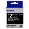 Epson LK-4BWV | vit text - svart tejp | 12mm (original) 083212 - 1